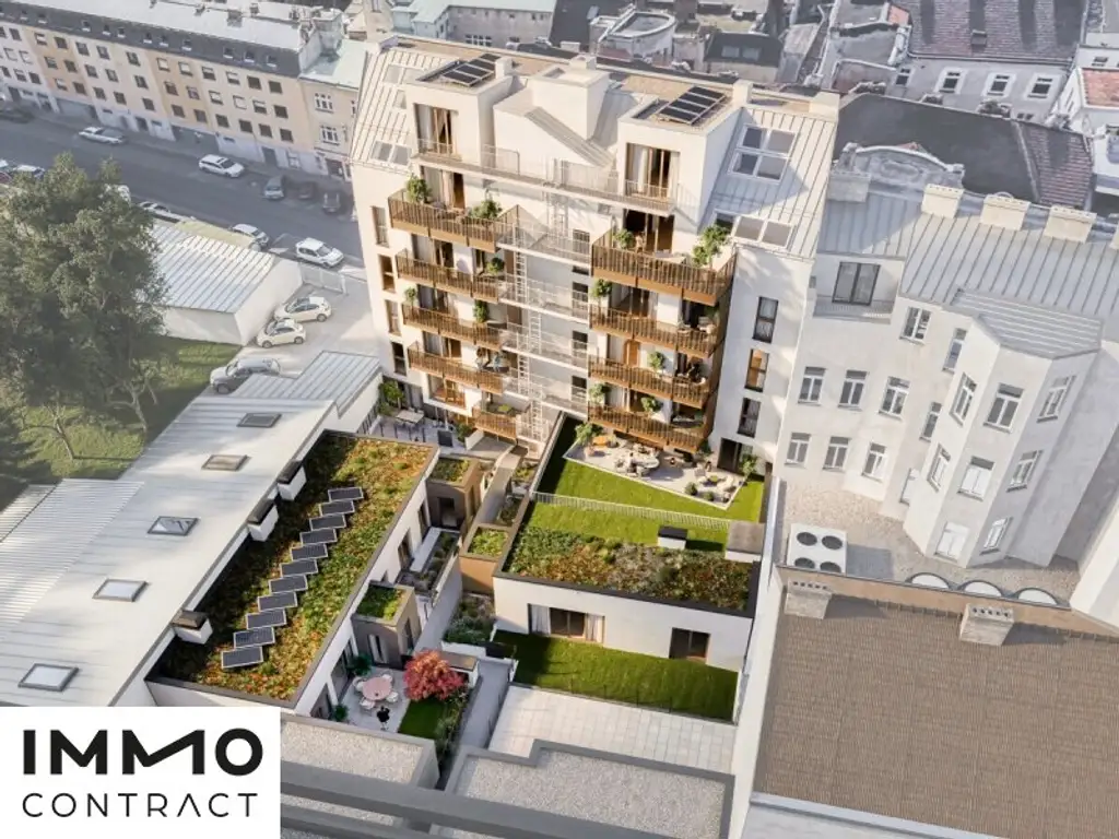 PERFEKTE ANLEGERWOHNUNG Helle 2-Zimmer-Wohnung mit Freifläche im ERSTBEZUG