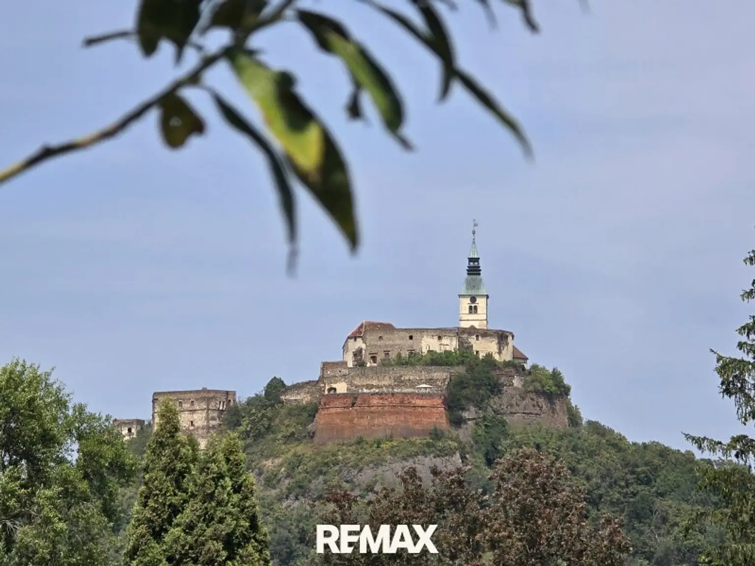 Blick zur Burg Güssing