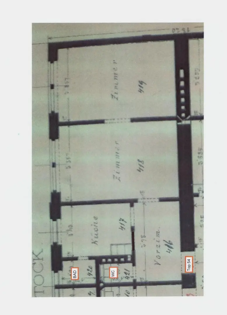 Mariahilferstrasse Obj.3350 Plan