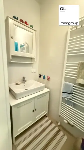 Beautiful and furnished 107 m² 4 room apartment with terracce for rent in 1210 Vienna located directly at the Obere Alte Donau!