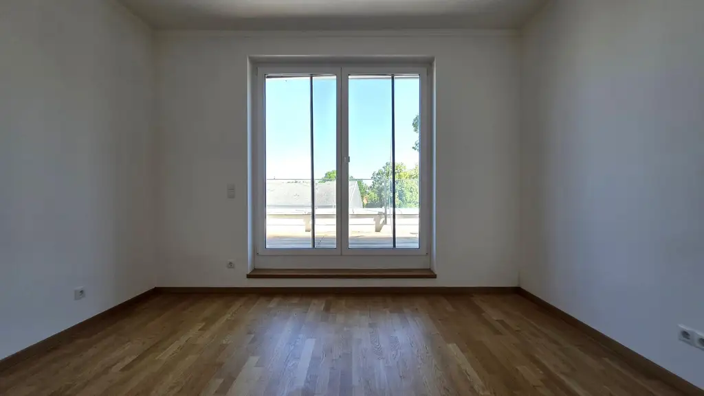 Maria Enzersdorf - Schlosspark!!! Stylische Neubauwohnung + MEGA Dachterrasse + Grün- und Weitblick!