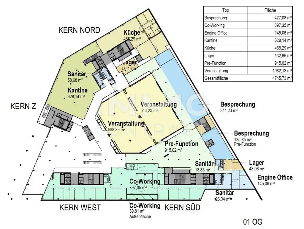 Teilbare Gewerbe-/ Lagerfläche im Central Hub im TwentyOne zu mieten