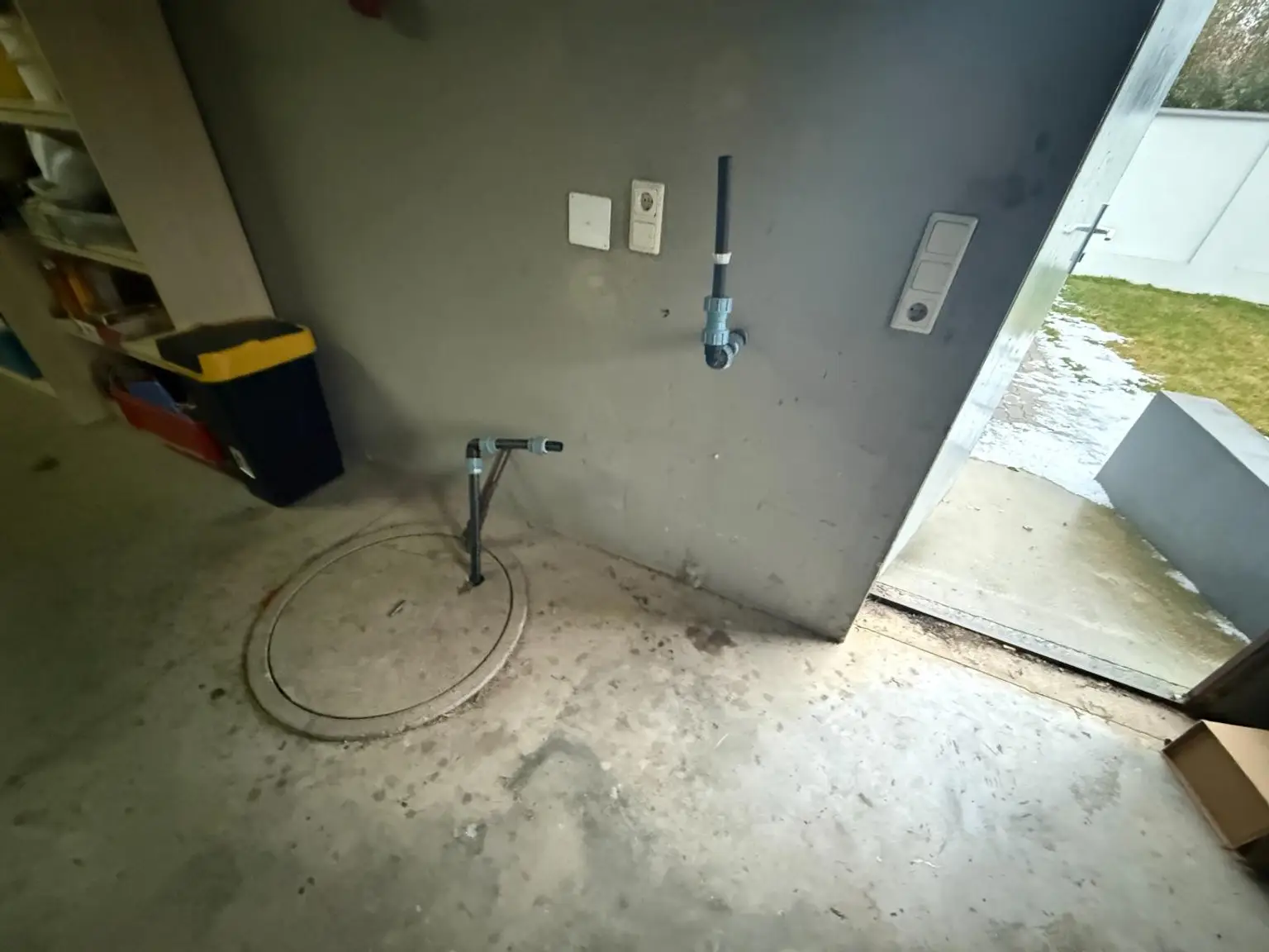 Brunnen in der Garage