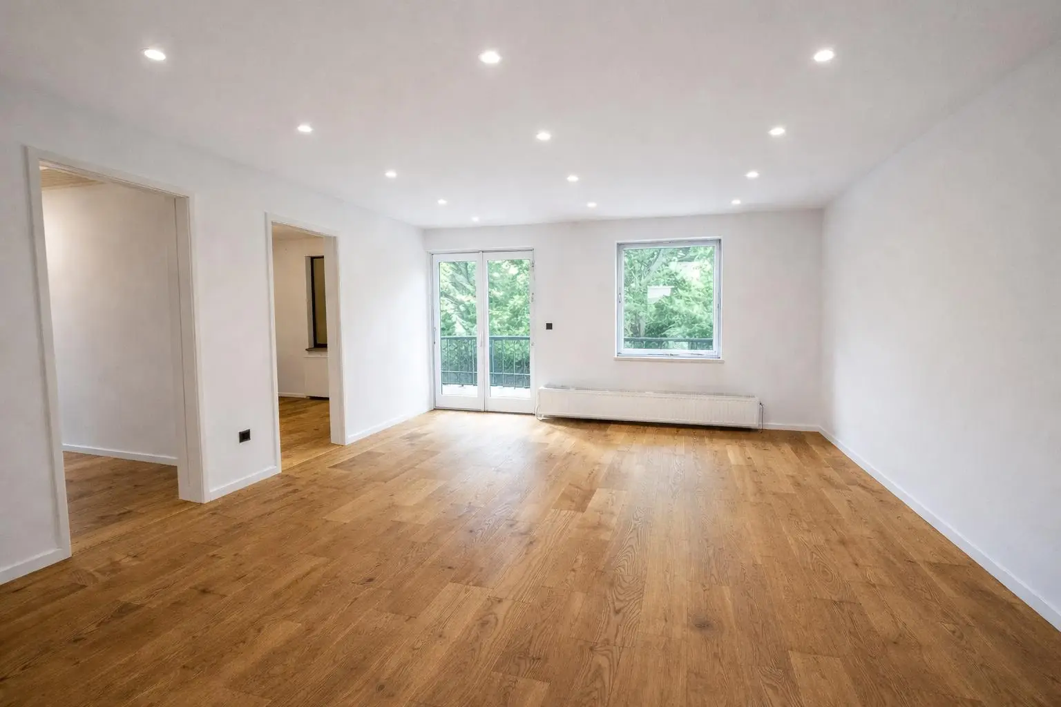 Wohnzimmer nach Sanierung - KI Vorschlag