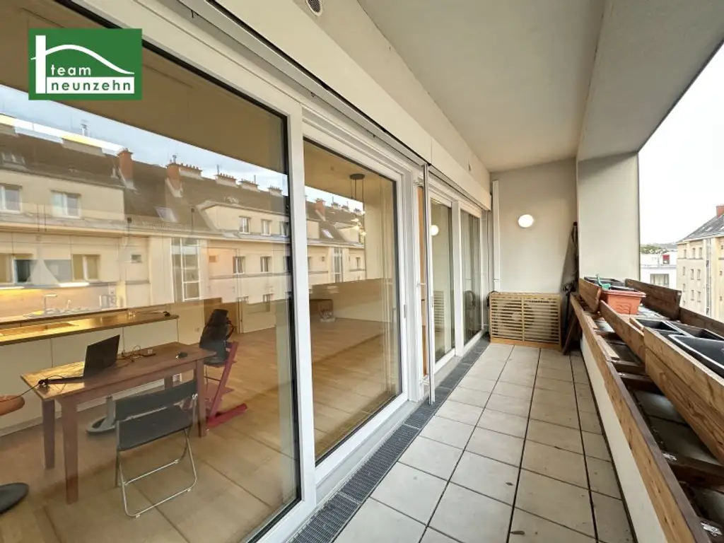 Traumhafte Wohnung in Ruhelage mit 2 Terrassen, Klimaanlage und hochwertiger Ausstattung! Nahe Straßenbahn, S-Bahn und vielen Geschäften!