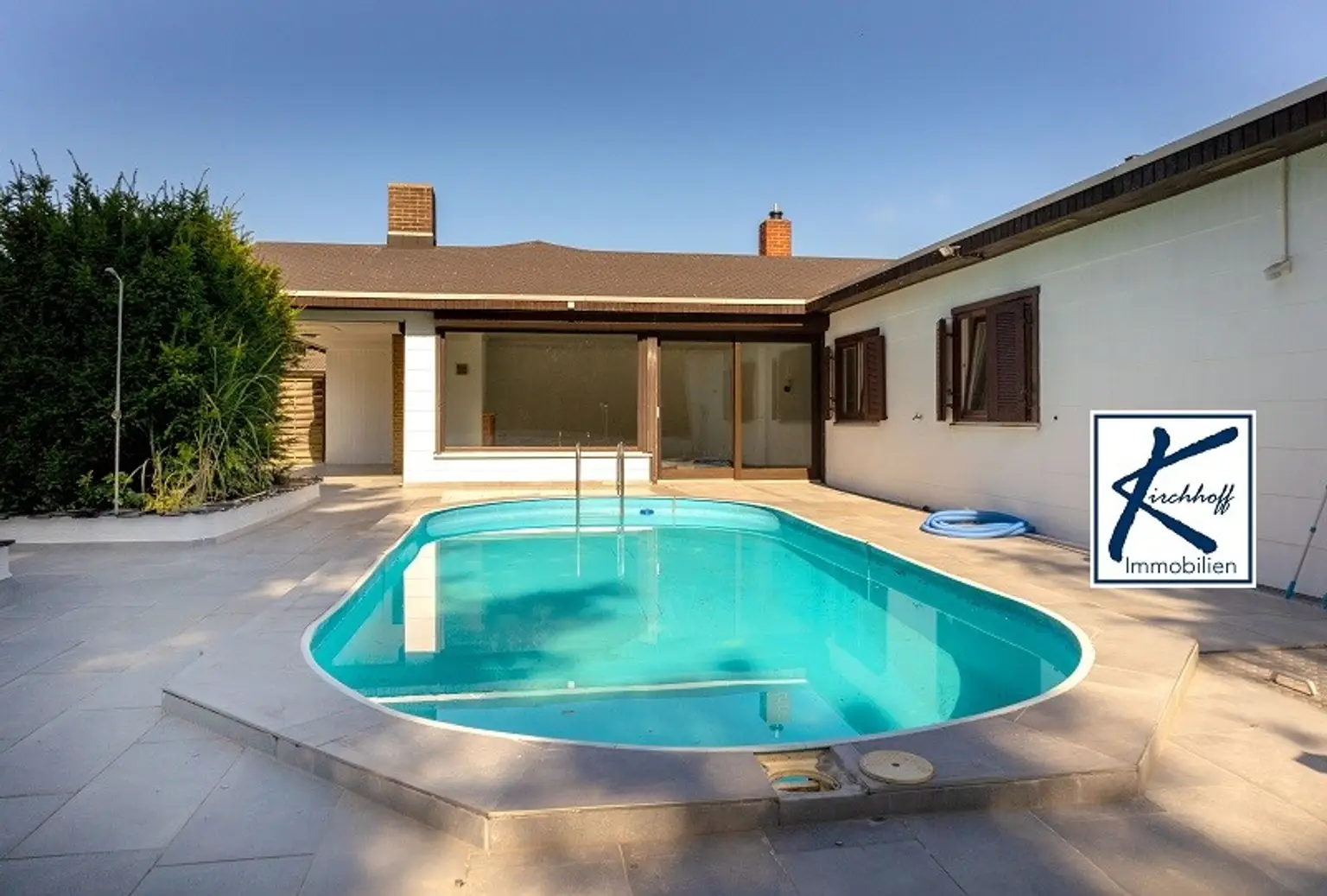 VERMIETET: Bungalow-Wohnung mit Swimmingpool in Vienenburg zu vermieten