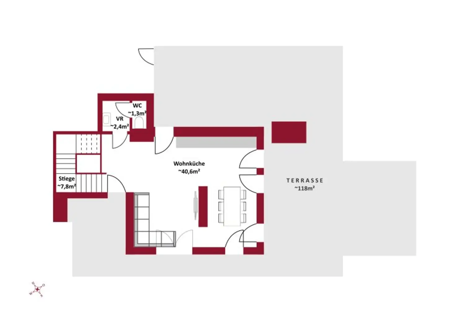 Ca. 10 Gehminuten von Wien! Wohnen mit Stil & Freiraum! ~118 m² Terrasse I Tiefgarage I Klimaanlage I Schnellbahn-Nähe