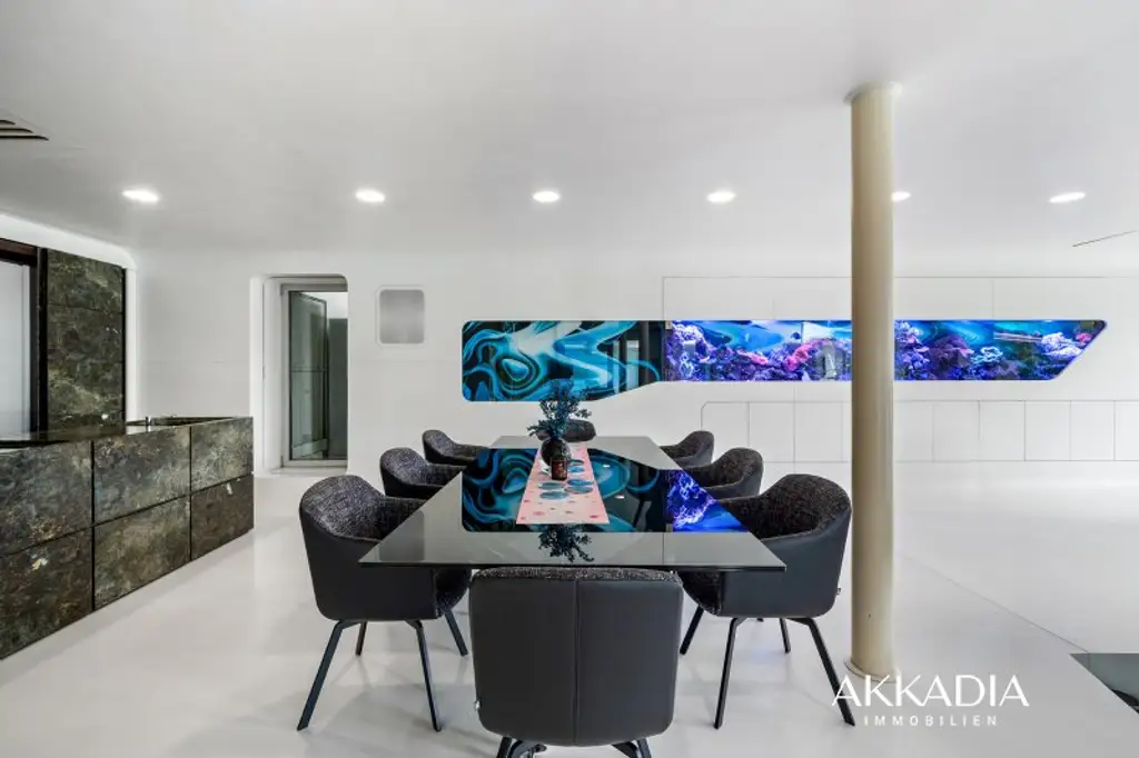 Außergewöhnlich futuristische Architektur mit "WOW"-Effekt und Indoor Pool in Liesing – The White Pearl