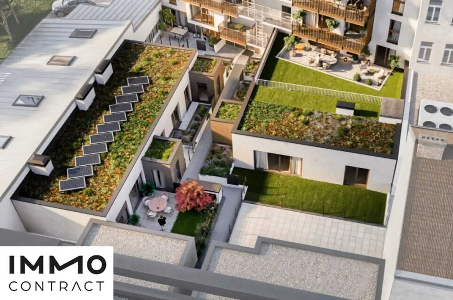 Hofhäuser Detail Aerial