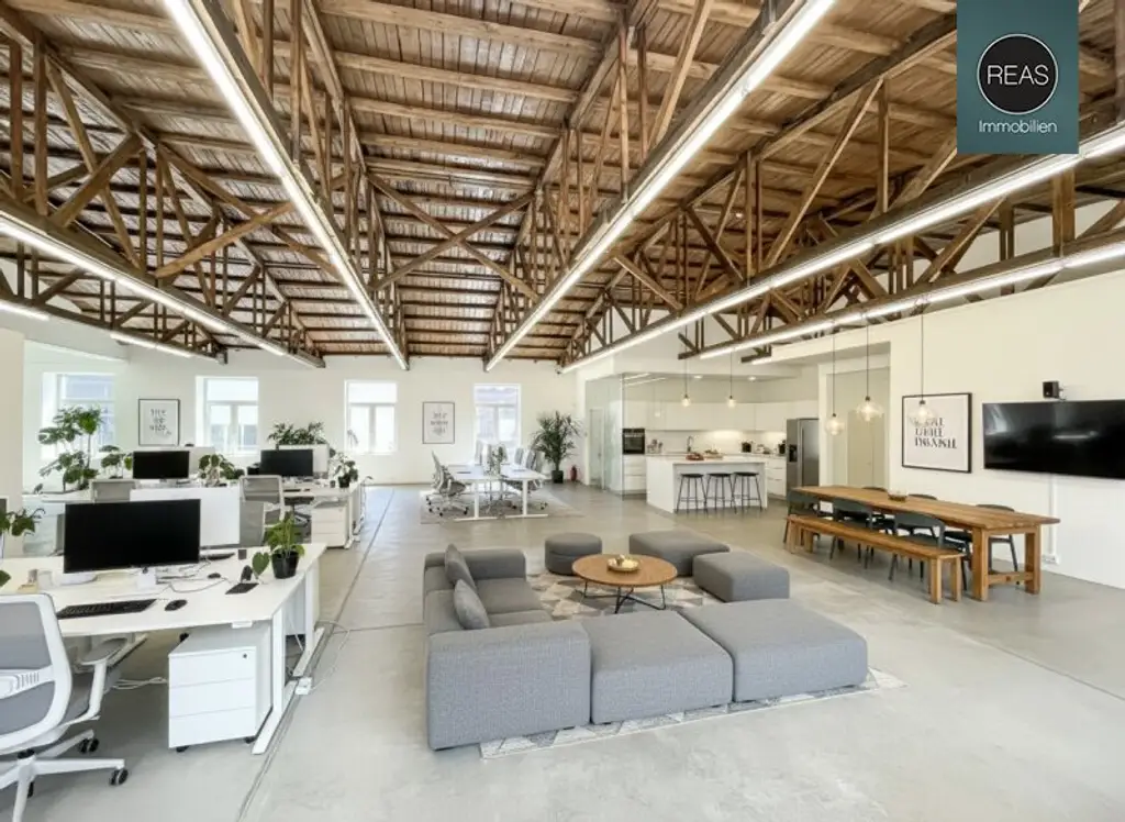 Loft in der Brotfabrik Wien mit toller Raumhöhe & riesiger Terrasse! Stellplatz verfügbar!