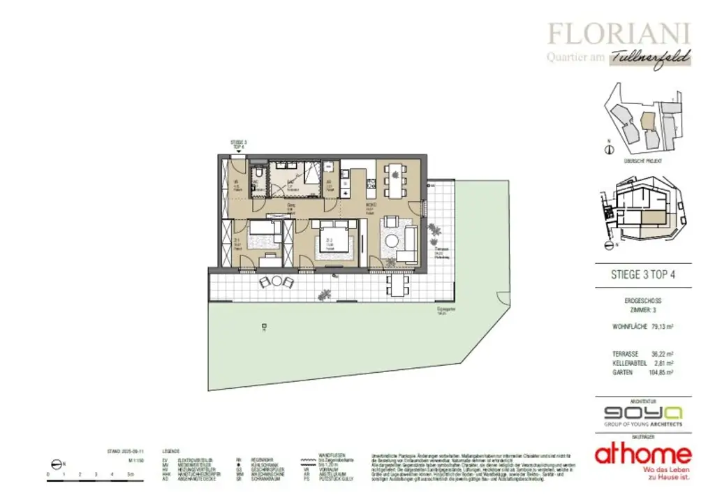 FLORIANI – Quartier am Tullnerfeld - Ein Wohngenuss für Gartenliebhaber - Hochwertige Ausstattung - Bahnhof Tullnerfeld in der Nähe