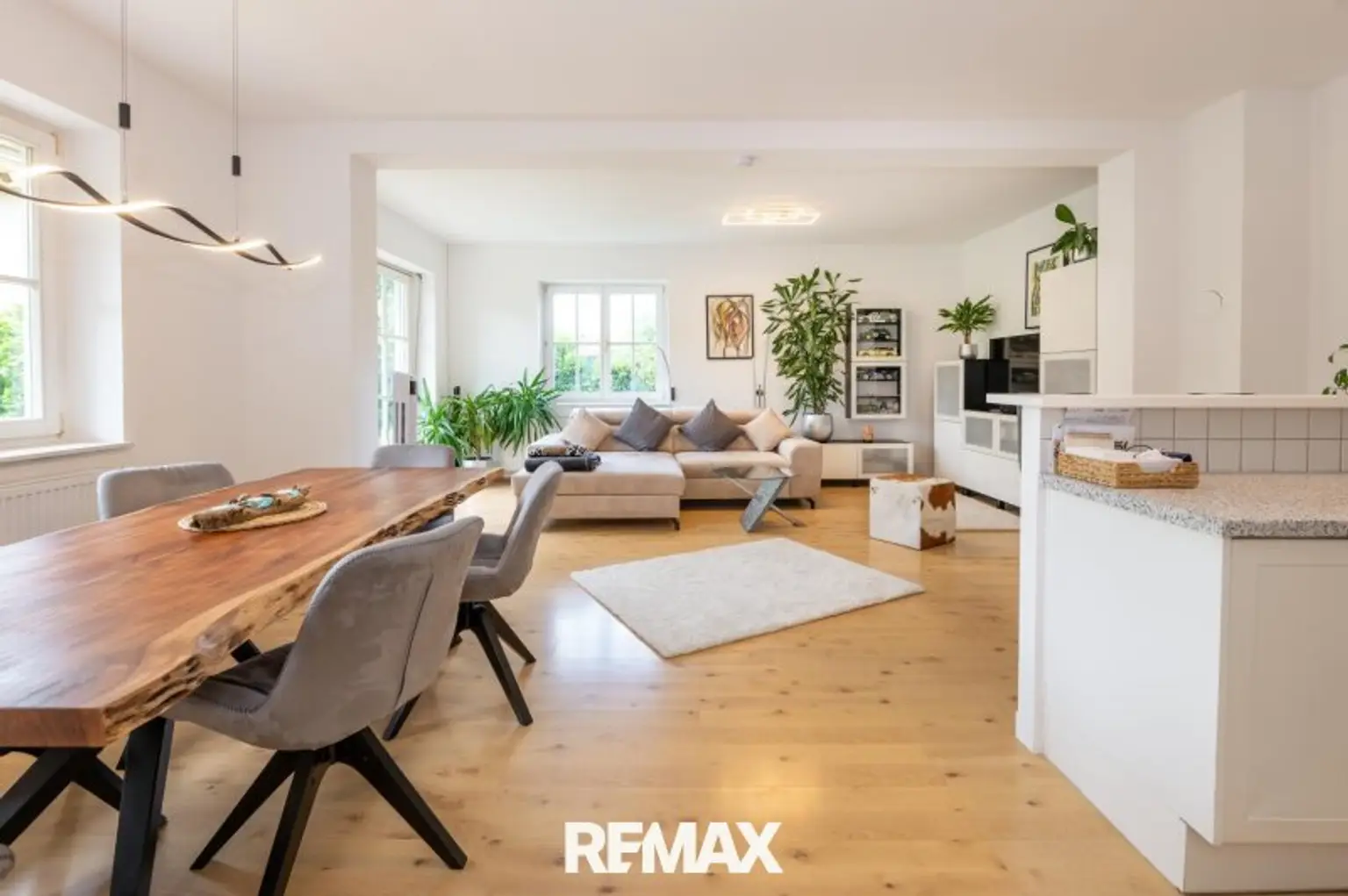 Wohn/Essbereich Haus 1
