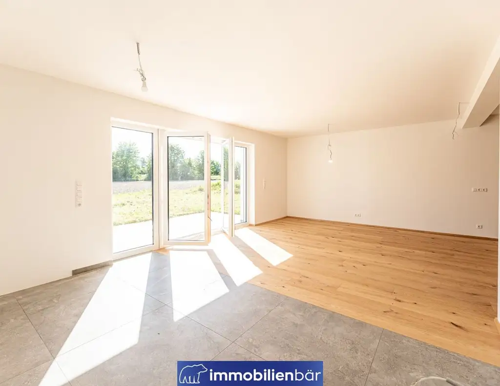 Modernes Doppelhaus Traunauen - Grünblick, Ruhelage und gute Raumaufteilung.