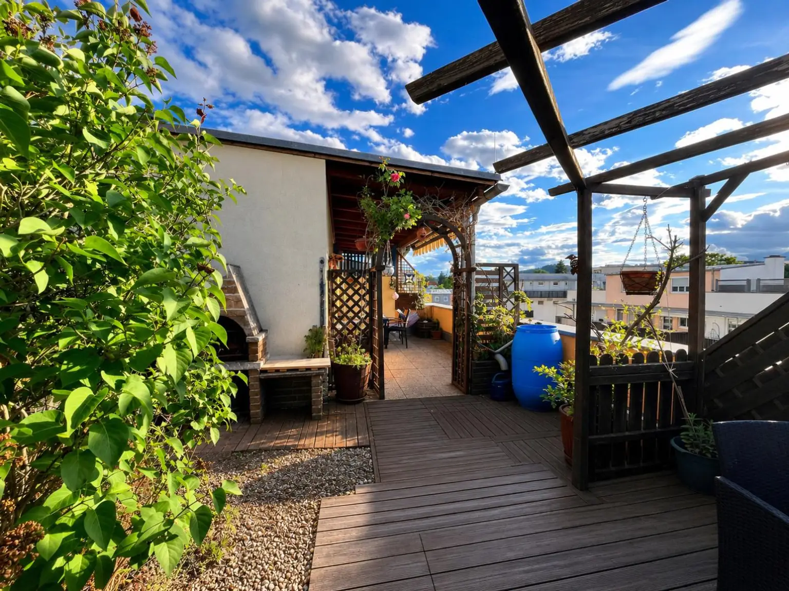 Terrasse, digitales Staging