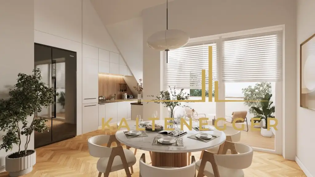 Nussdorf: Premium-Dachgeschoss mit Galerie und Loggia auf Gründerzeithaus – Erstbezug