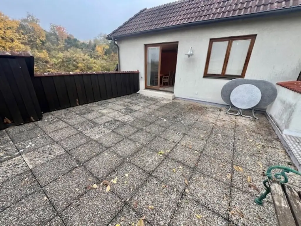 Traumhafte 2-Zimmer-Terrassenwohnung mit Donaublick+Garage+Garten!