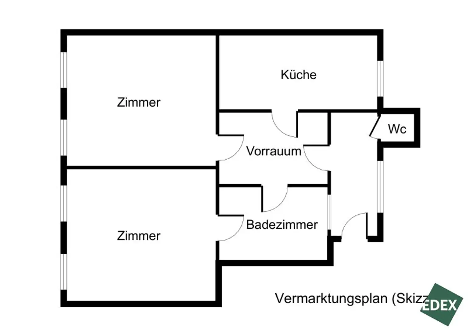 Sanierungsbedürftige 3-Zimmer Altbau-Wohnung in Favoriten