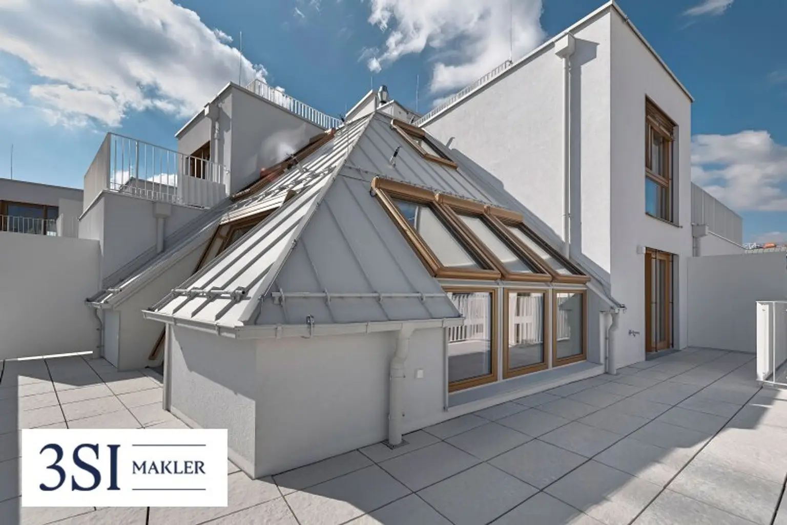 The Temptation: Modern und hochwertige Dachgeschosswohnung mit weitläufiger Terrasse - Nähe Kutschkermarkt