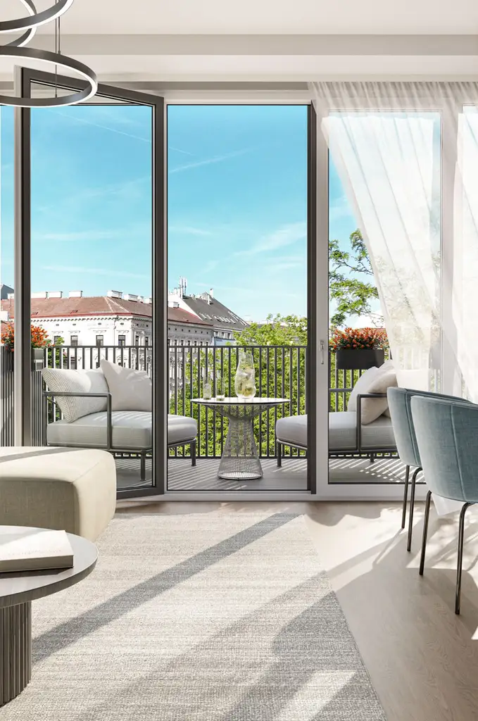 WOHNEN AM PARK - Urban & Grün: Dachgeschoss mit Ausblick