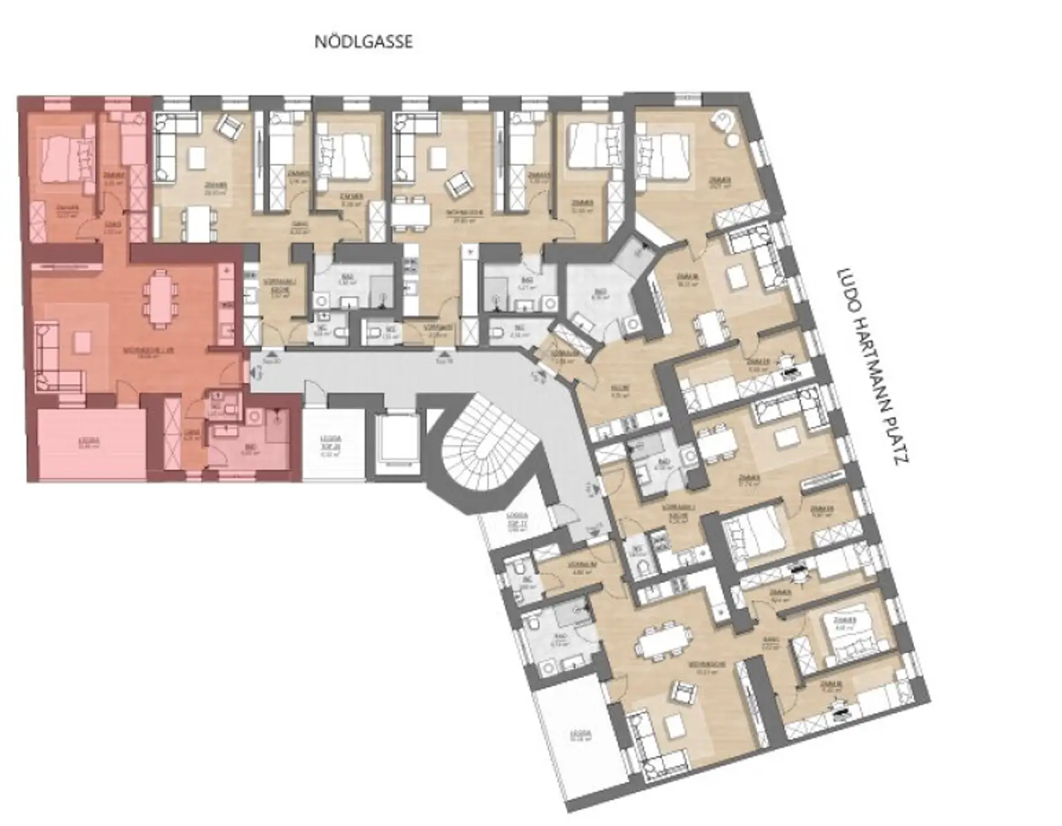 NEUES PROJEKT „LH4“ - U6 THALIASTR. / NÄHE STADTHALLE / PARKLAGE - Topsanierte Altbauwohnung / Erstbezug