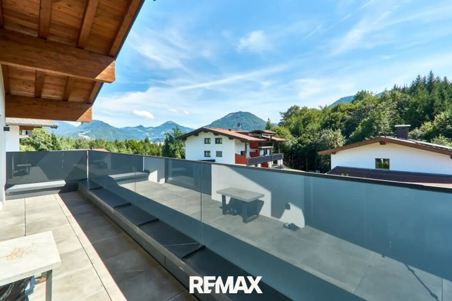 Balkon und Aussicht
