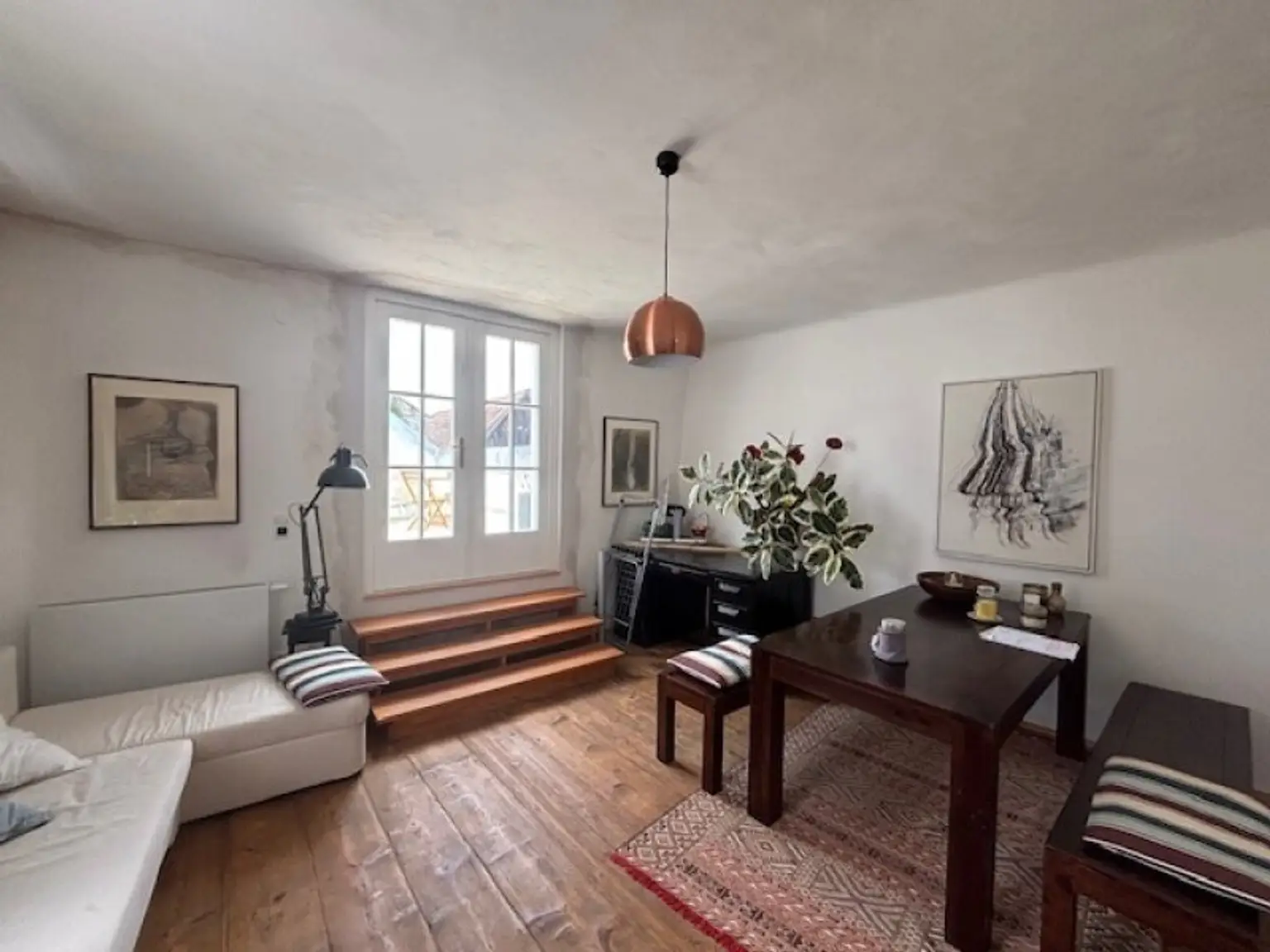 Breitenbrunn - historische (16.Jhd.), neu sanierte Wohnung samt Nebengebäuden und Garten im Ortszentrum