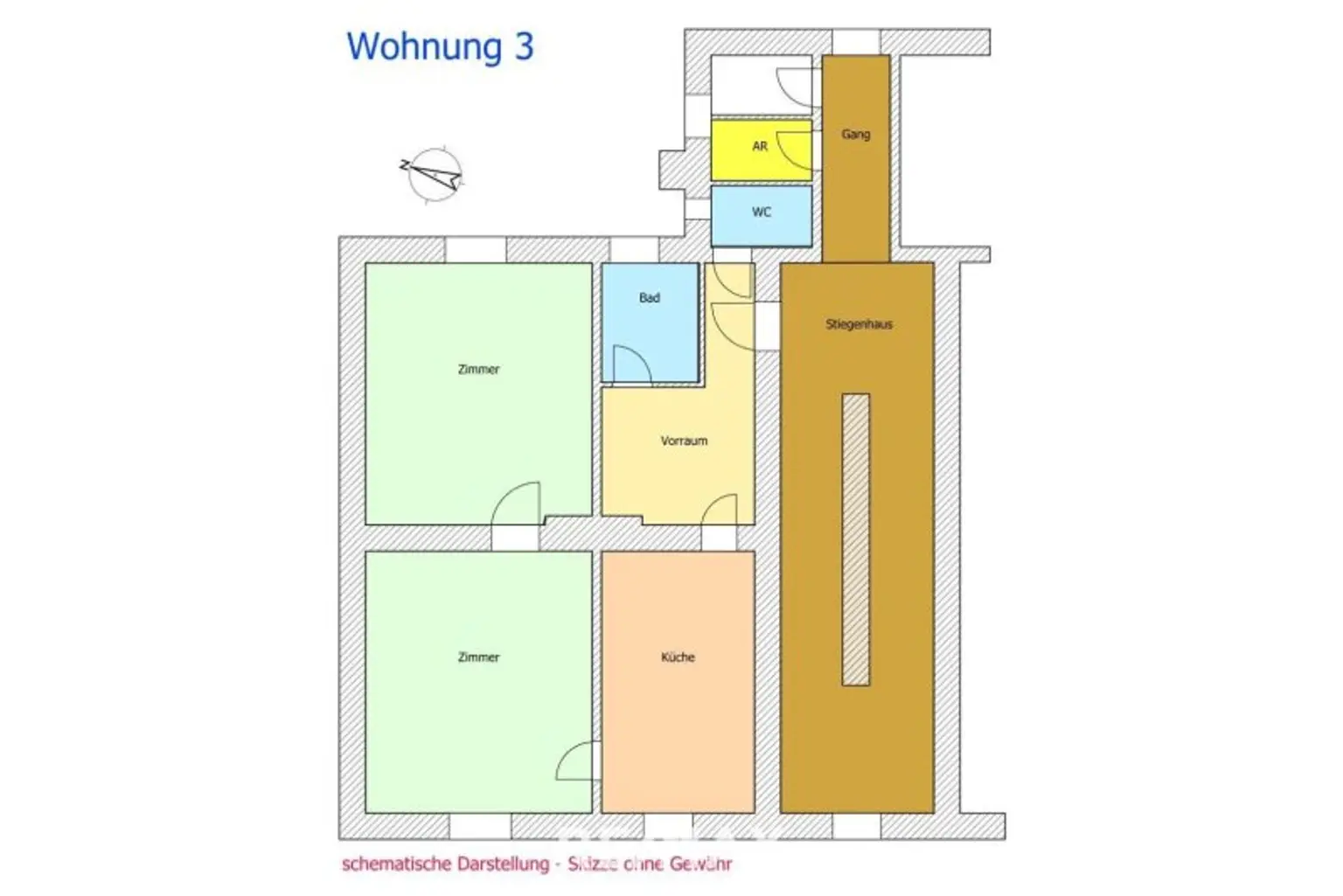 Grundriss Wohnung 3