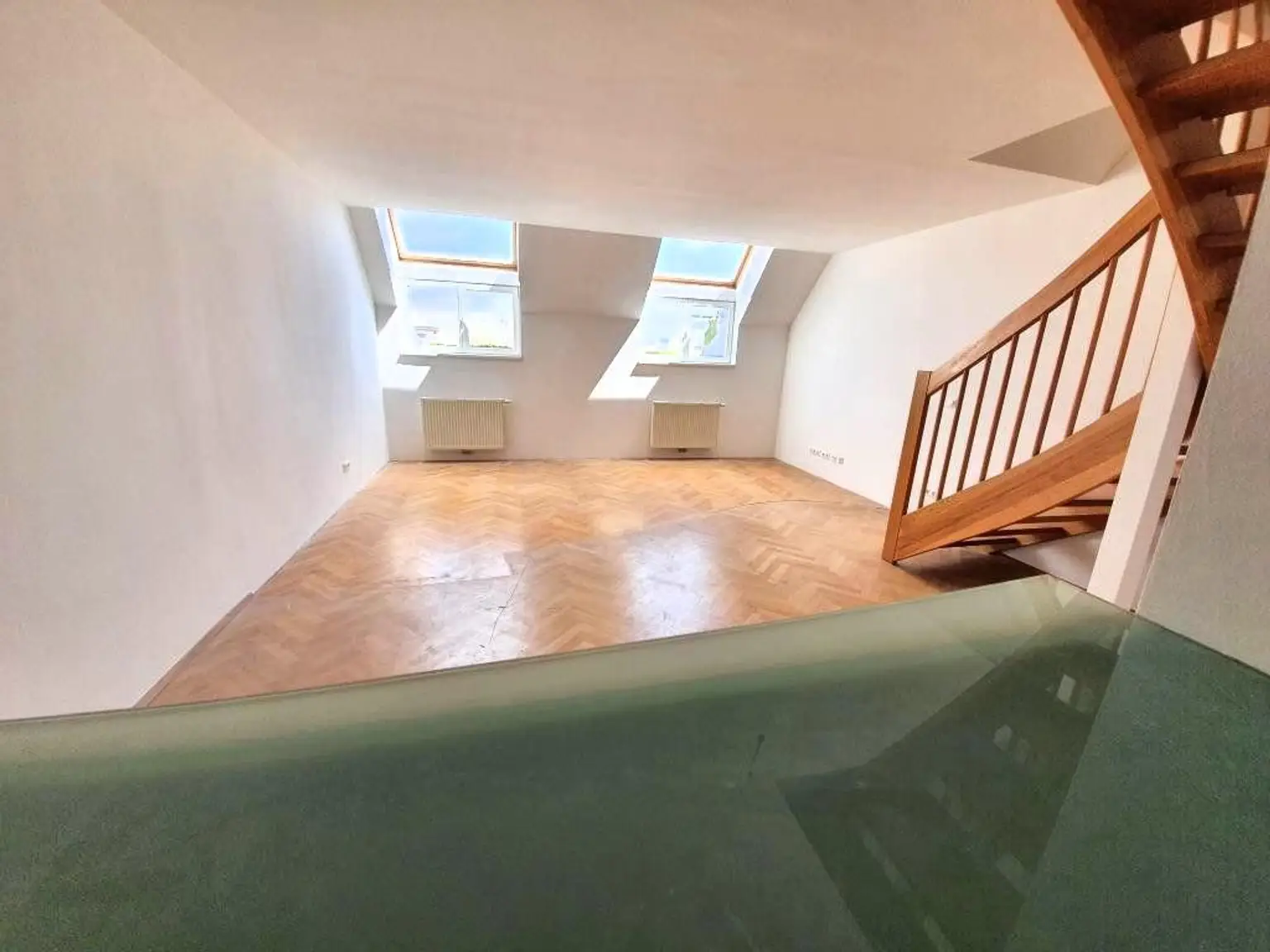 Wohnzimmer von der Küche aus