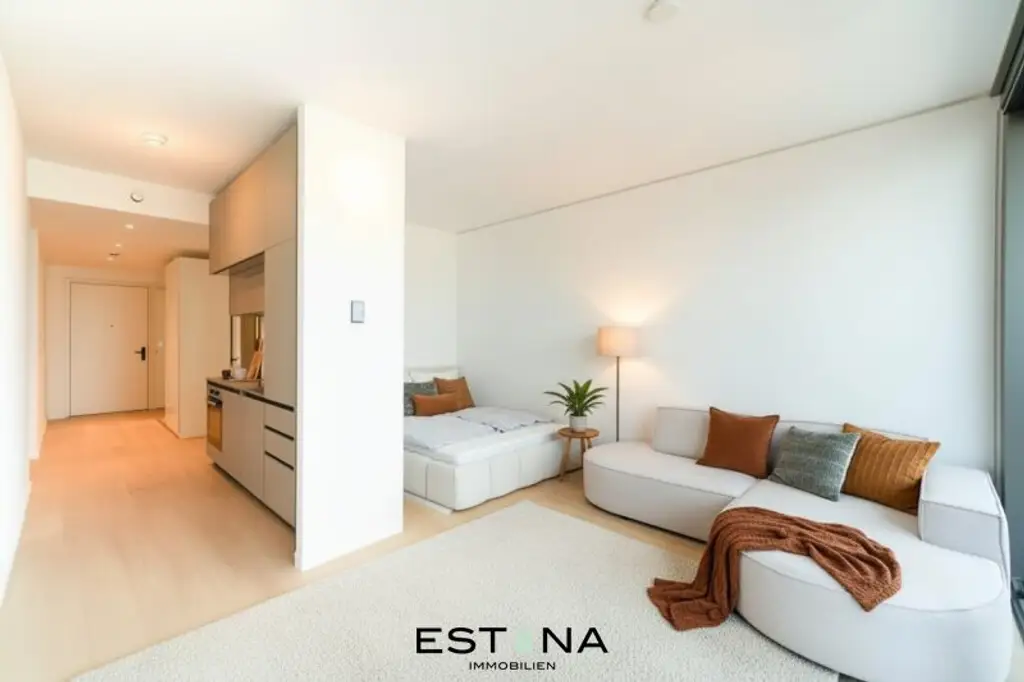 Voll möblierte Singlewohnung mit Concierge und Wellness - U1 Station