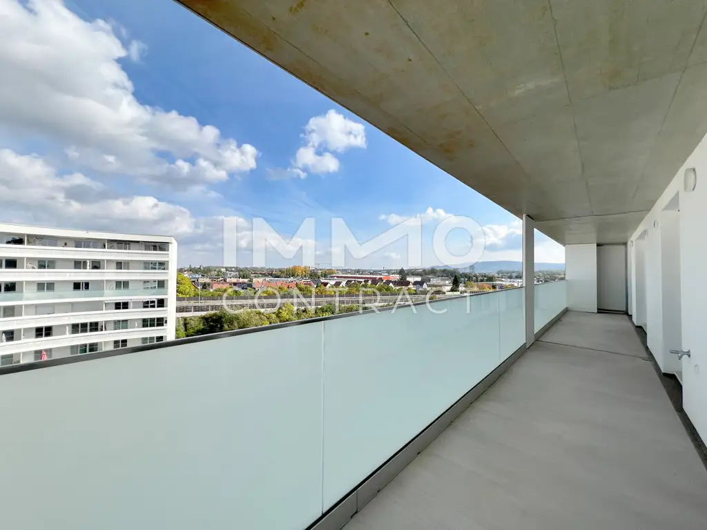 54qm 2ZI Dachgeschoss mit 22,85qm Terrasse, 33qm Gründach, 14,07qm Balkon