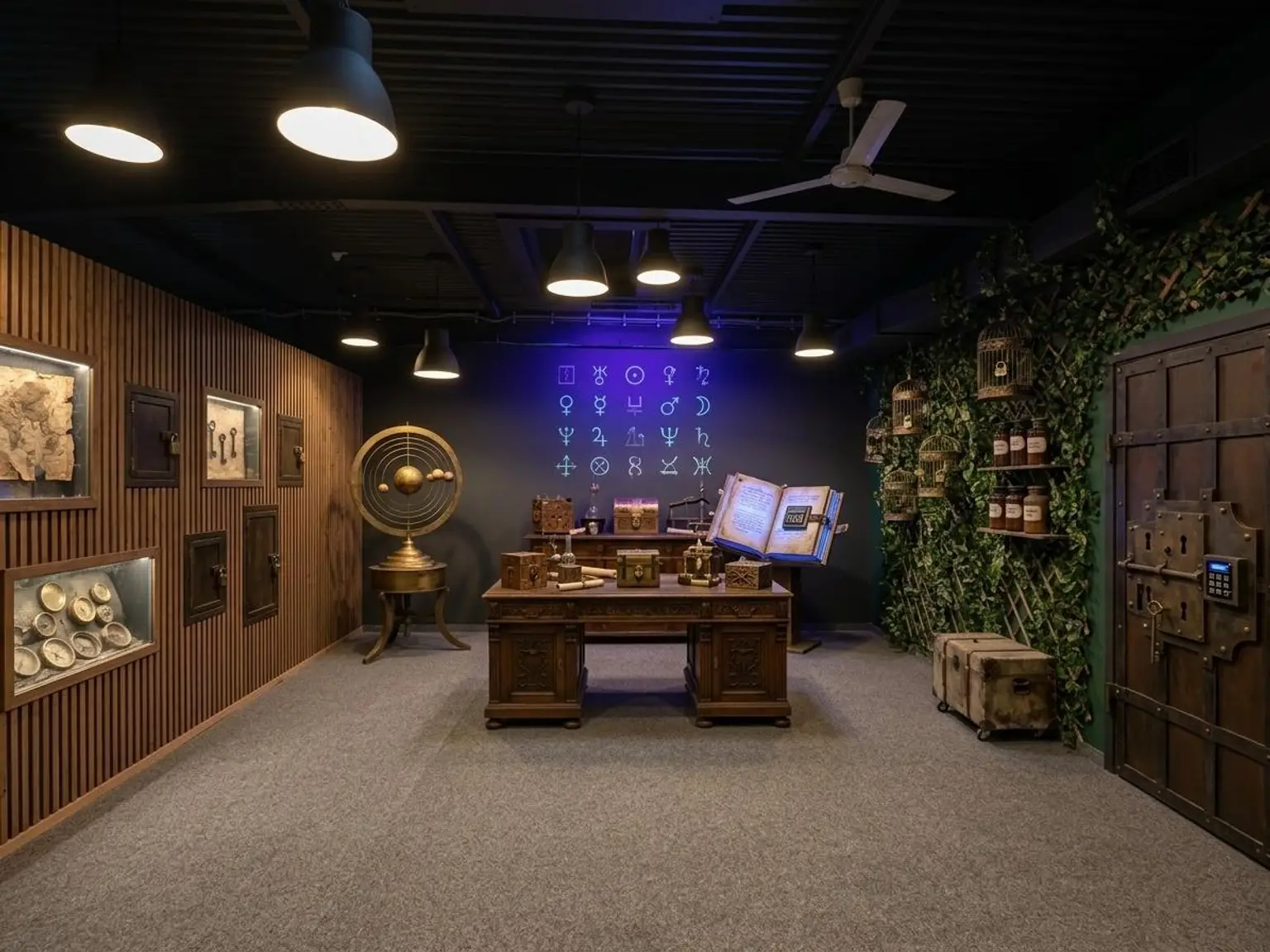 so könnte der Escape Room aussehen - KI generiert