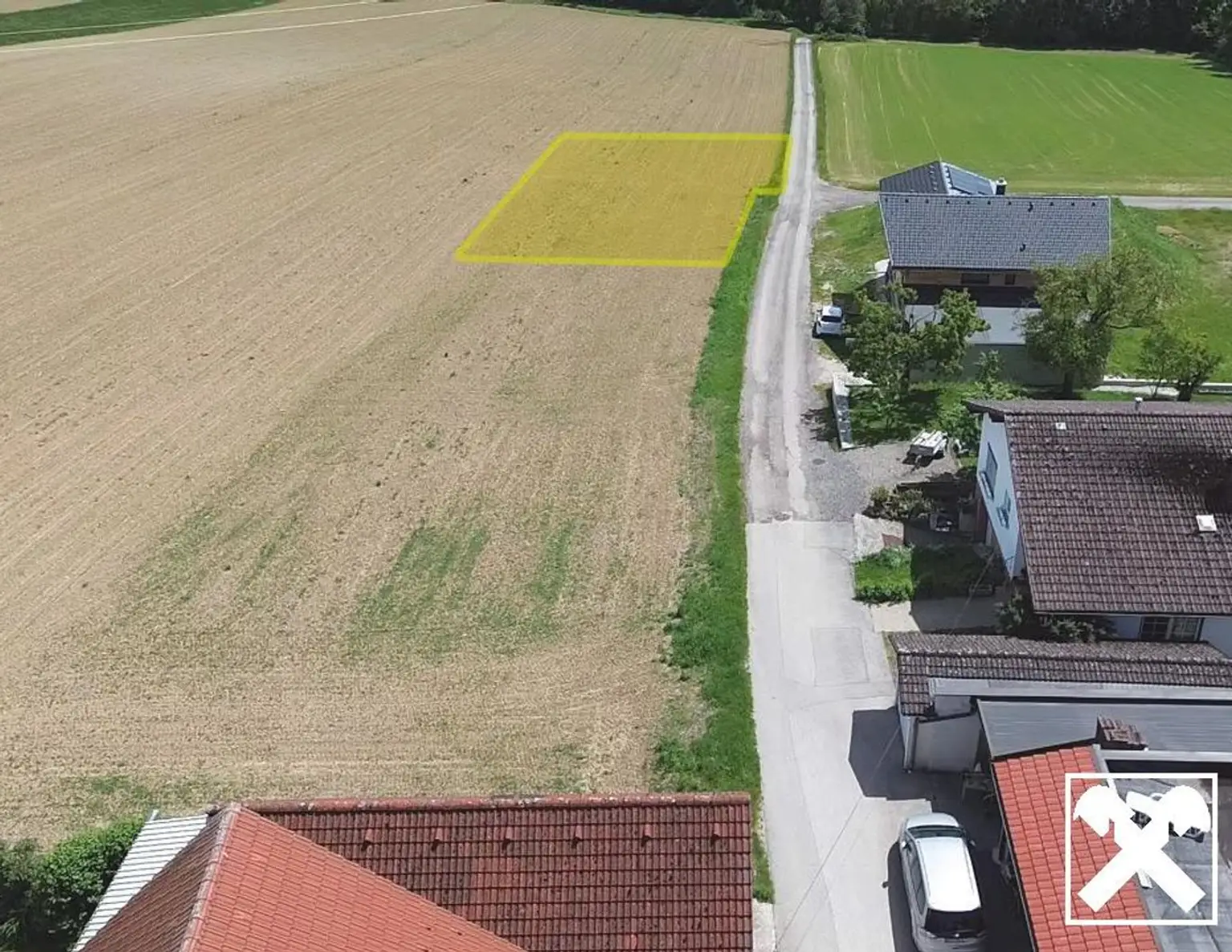 Baugrundstück 747 m2 (aufgeschlossen) in 3313 Wallsee - Igelschwang, Widmung: BA