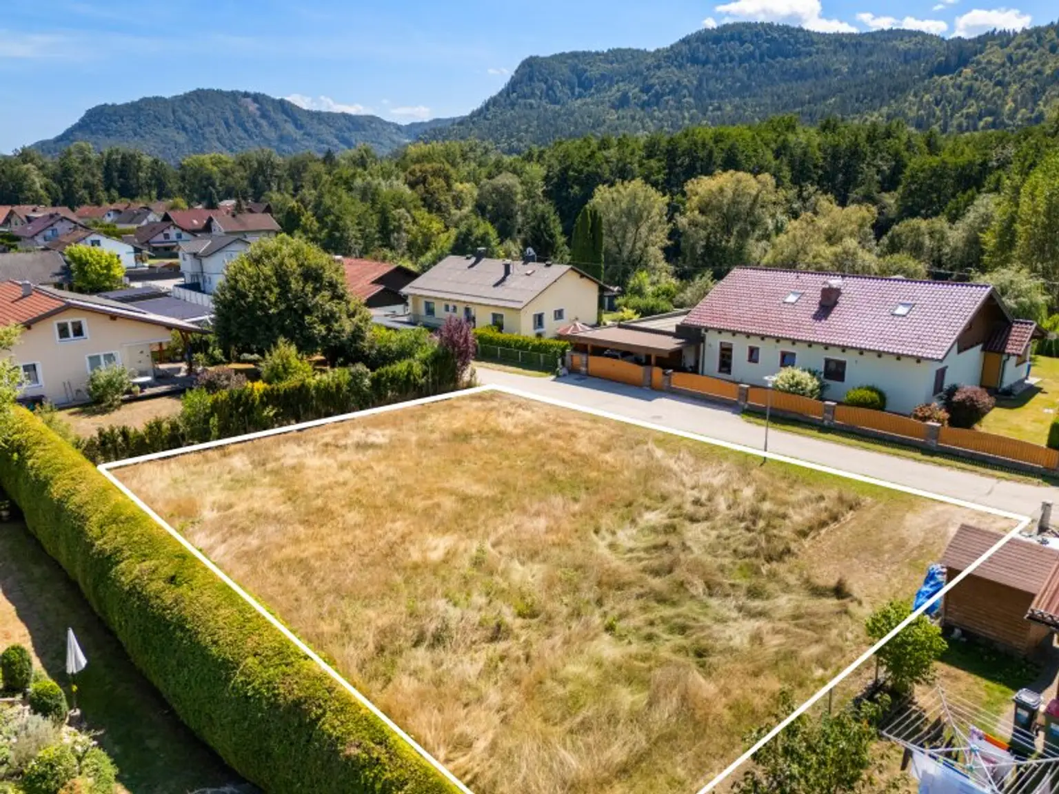 Schöner flacher Baugrund mit 799m² am Stadtrand von Klagenfurt in Ebenthal - Eichenstraße