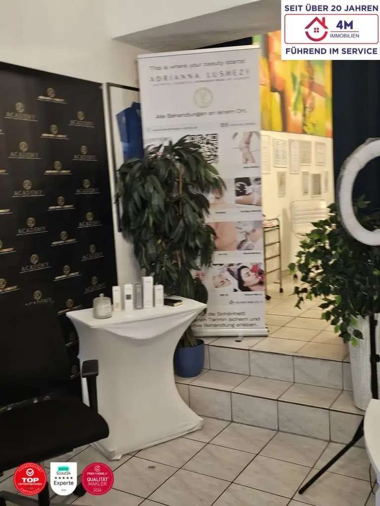 Behandlungsraum innerhalb etablierter Kosmetiksalon günstig zu vermieten
