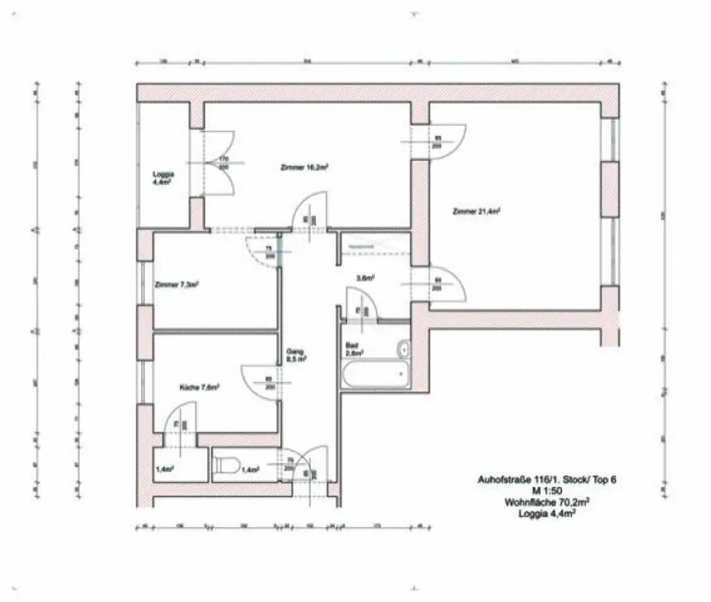 Ruhige Wohnung mit Grünblick