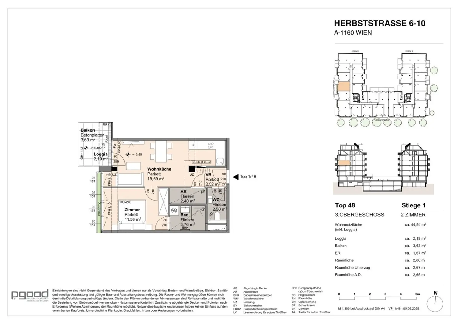 Citylife mit Frischluft - 2 Zimmer Oase: U6 Burggasse - Wohnen Am Park