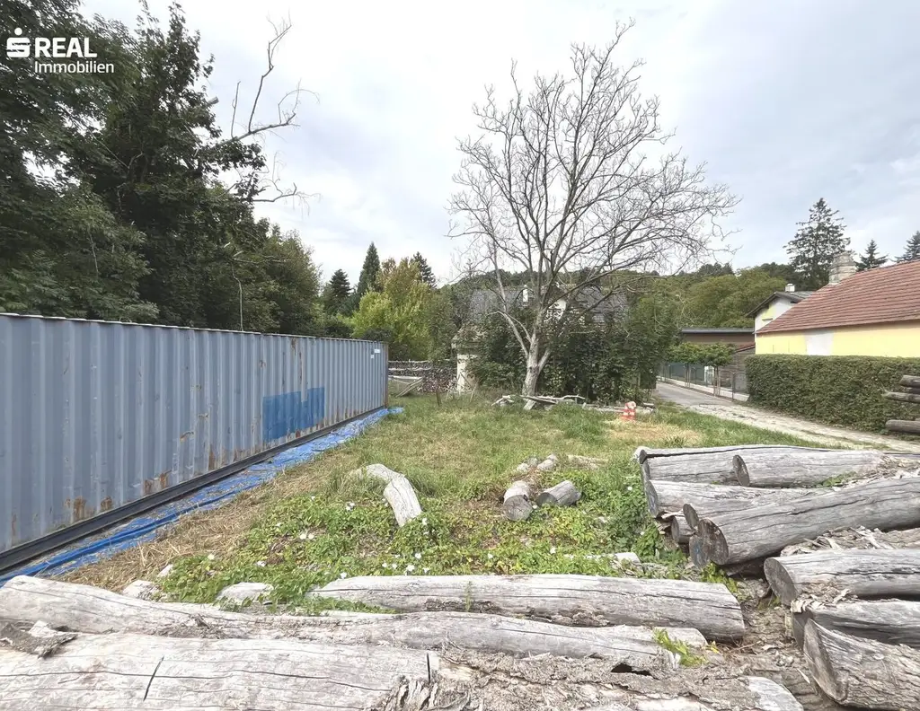728 m² großes Baugrundstück in Kierling bei Klosterneuburg
