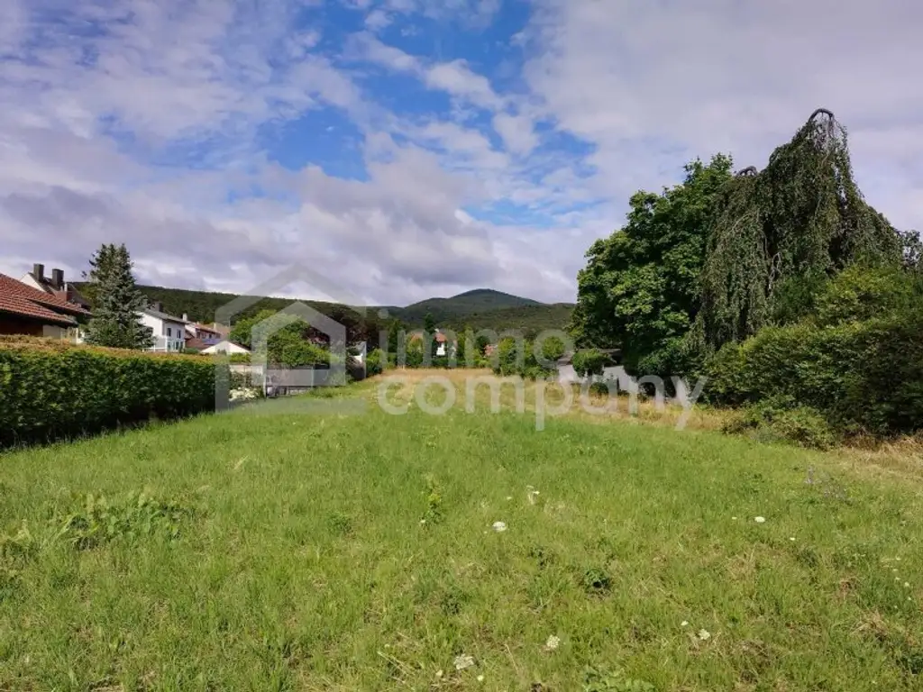 Besonderes Baugrundstück in Grünruhelage mit Fernblick in den Weinbergen