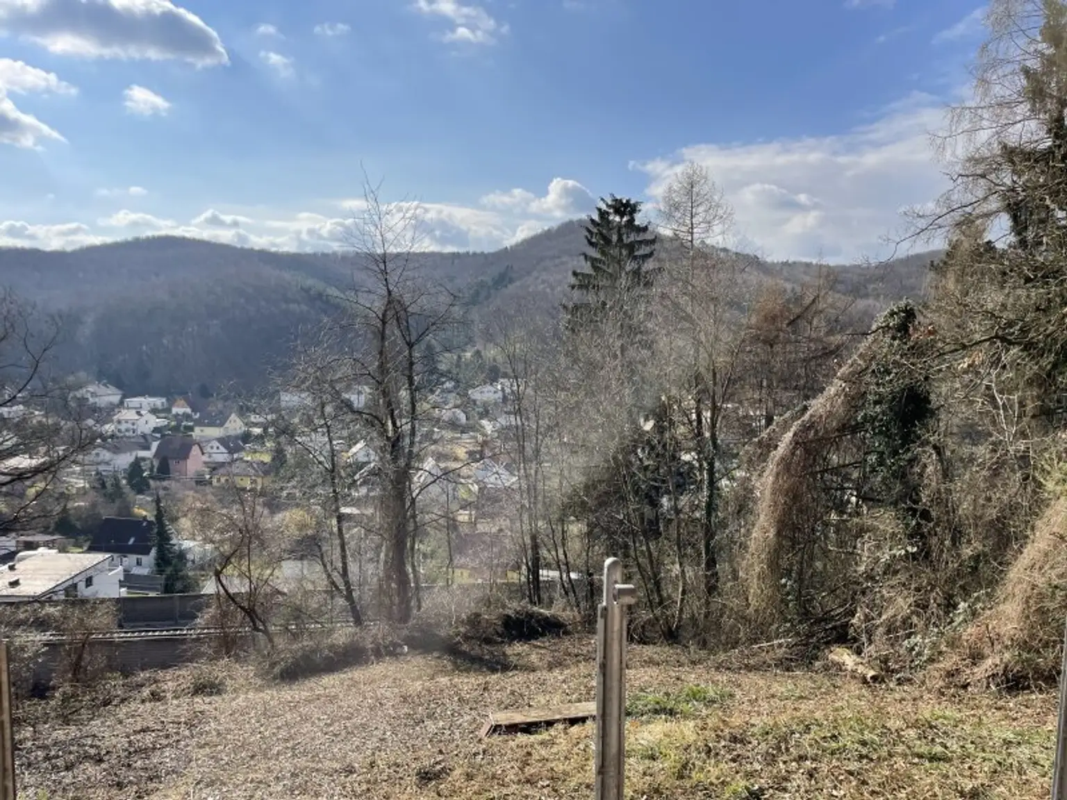 ZWEI DOPPELHAUSHÄLFTEN IM ROHBAU - PURKERSDORF mit großartigen FERNBLICK