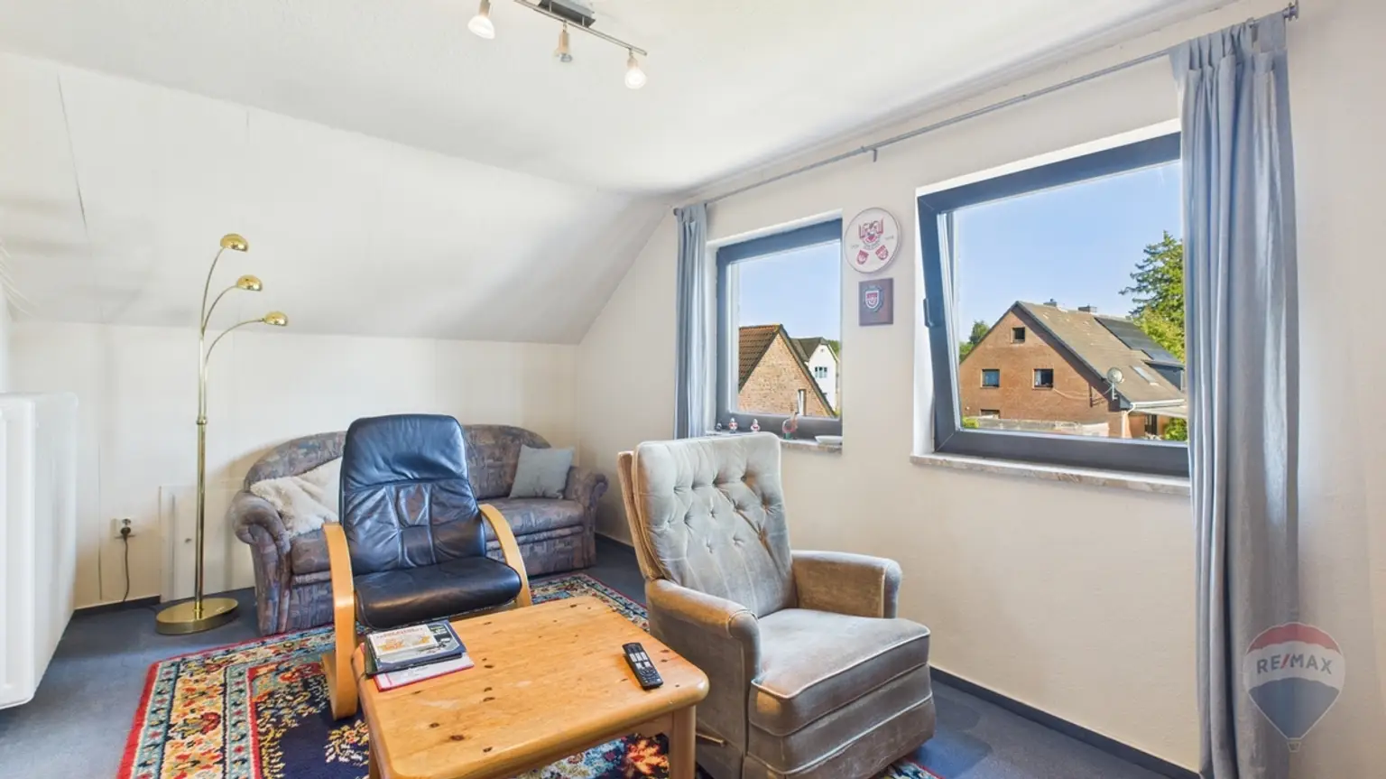 Studiobereich im Dachgeschoss