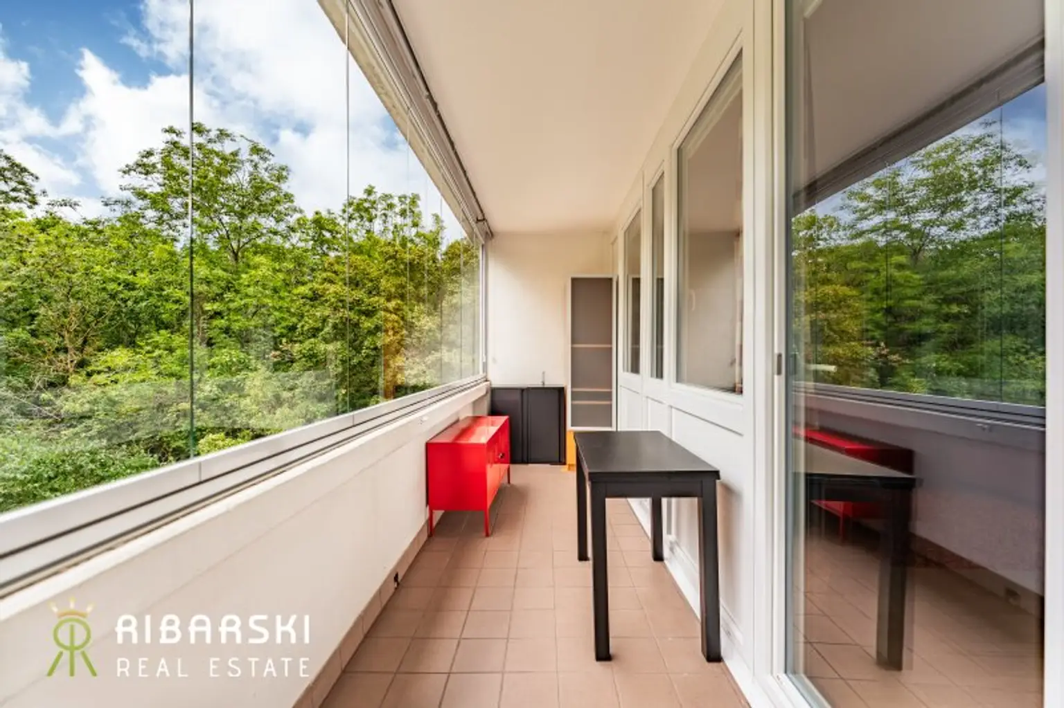 Idyllische Wohnung mit Grünblick und verglaster Loggia