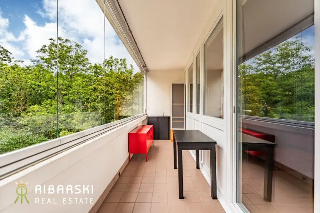 Idyllische Wohnung mit Grünblick und verglaster Loggia