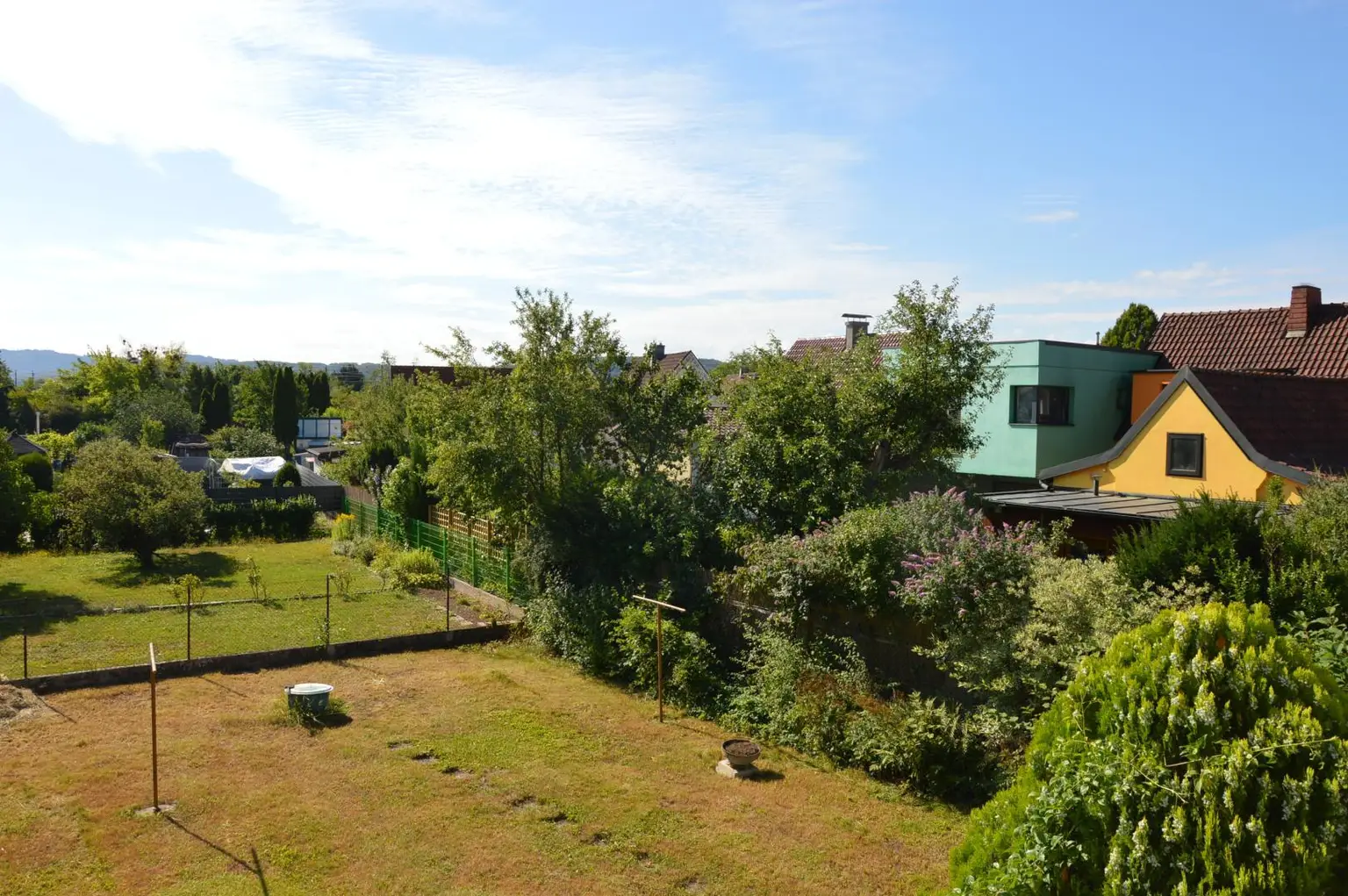Blick über den Garten