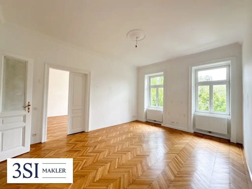 3-Zimmer Altbauklassiker direkt beim Donaukanal