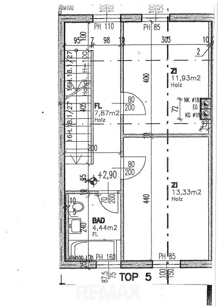 Plan 1. Obergeschoss