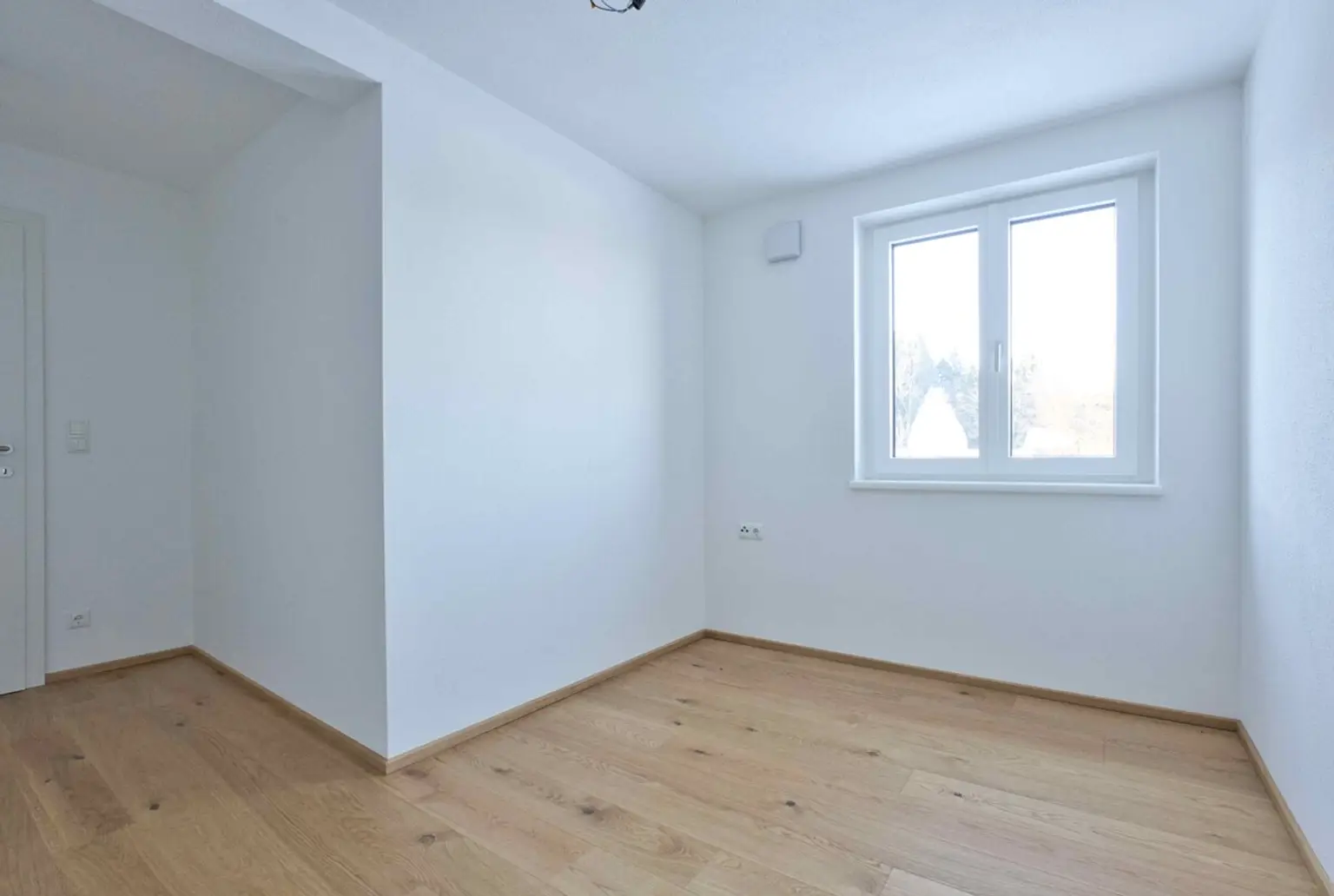 Schlafzimmer, Wohnung nahe Attersee