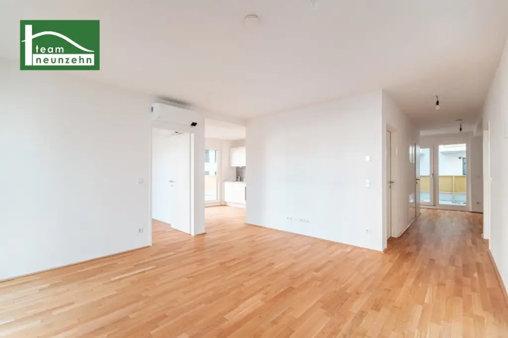 Küche und Tiefgaragenplatz bereits inkludiert! Herrliche Neubau-Erstbezugswohnung zwischen An der Schanze und dem Kirschblütenpark