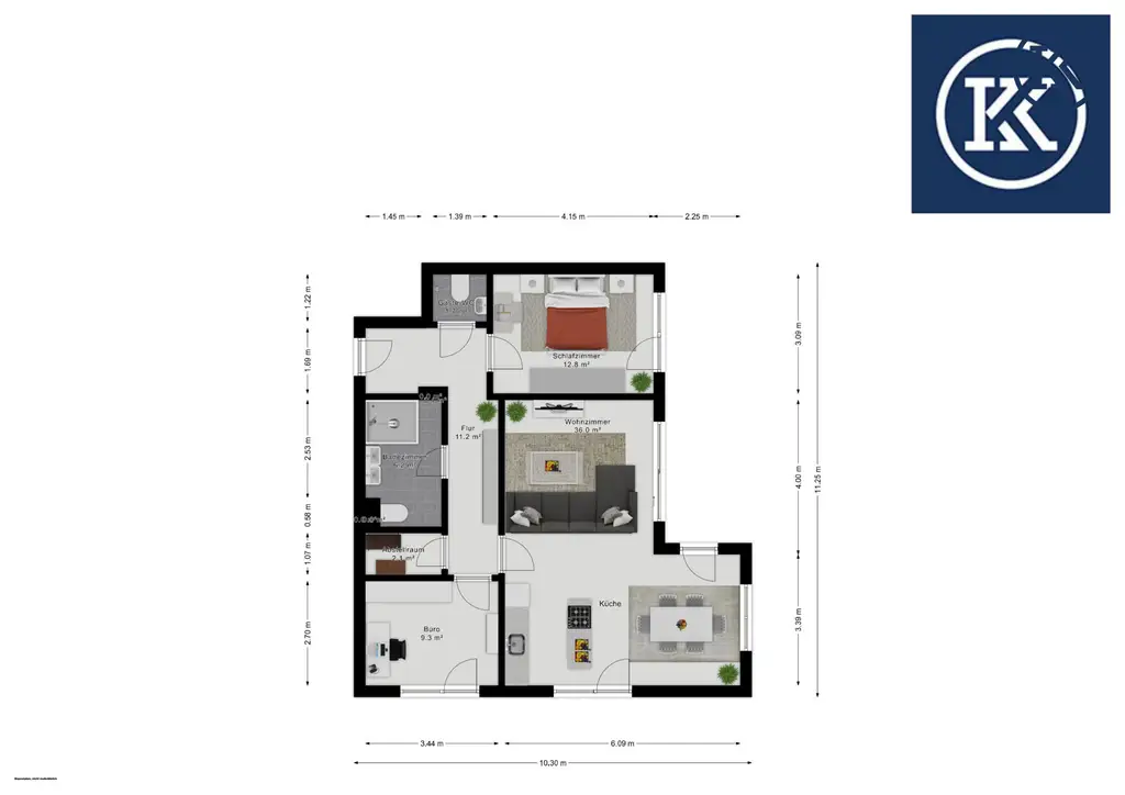 Traumhafte Gartenwohnung in Top-Lage nahe UNO City – Sofort beziehbar!