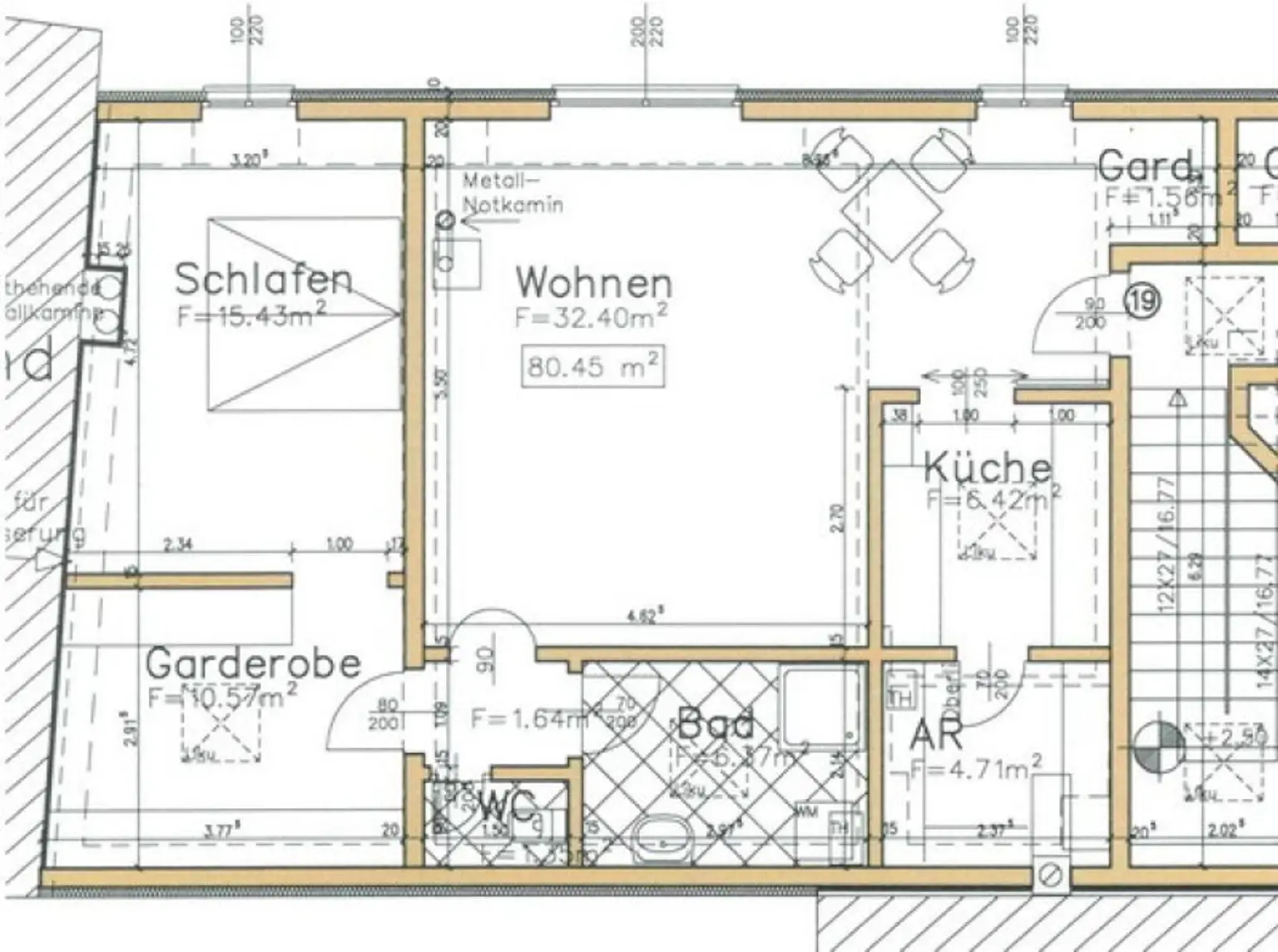 Sonnige ruhige 2-Zimmer Innenhof-Wohnung (Top 19)