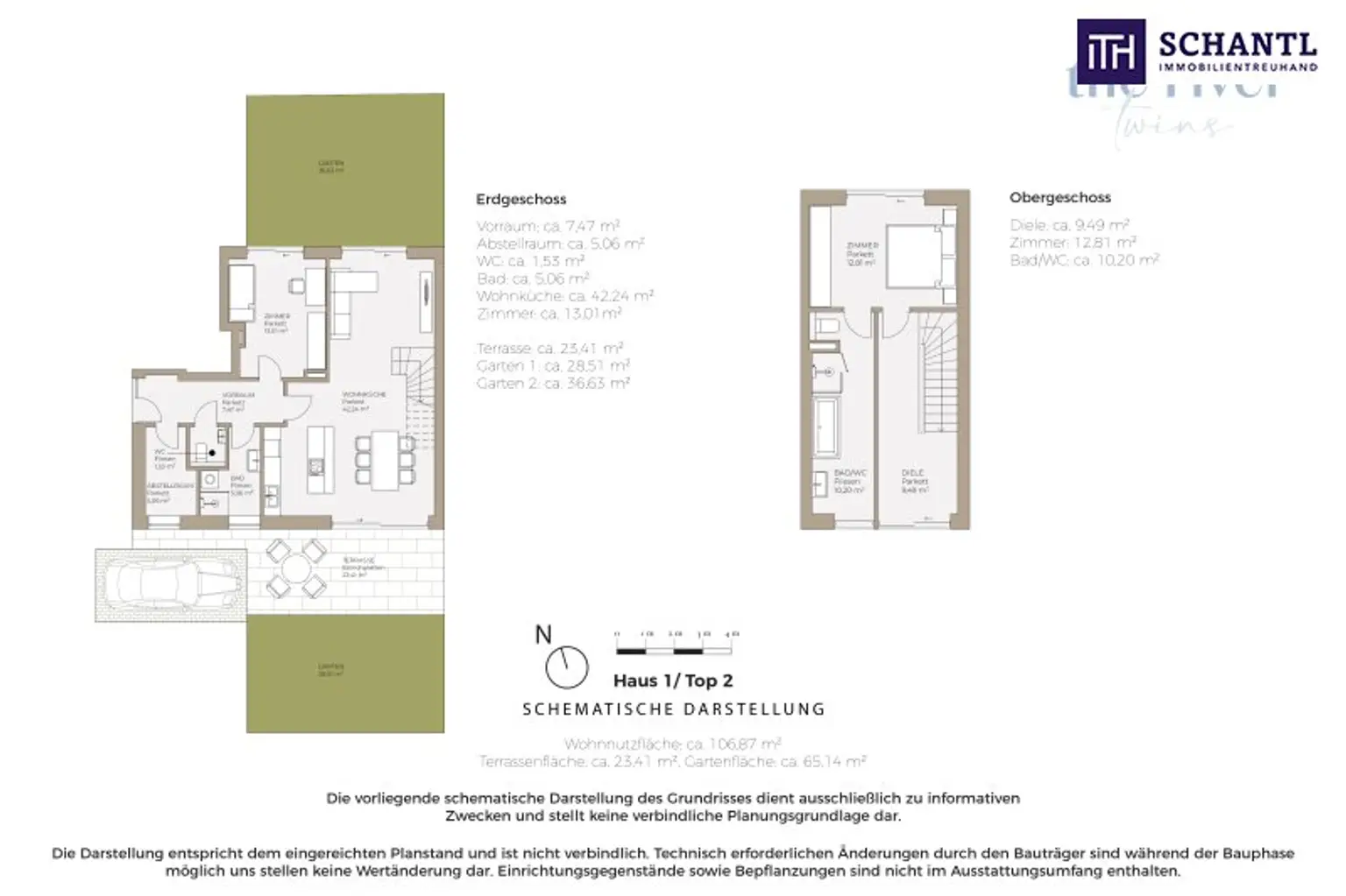 Elegante Doppelhaushälfte in begehrter Donaulage